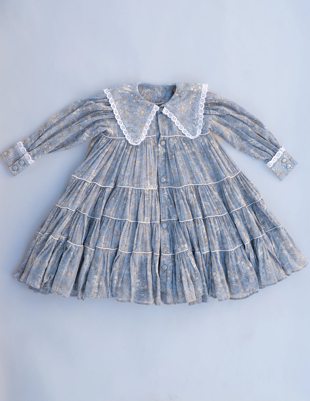 Tiered Collar Swing Dress for Infants/Girls
