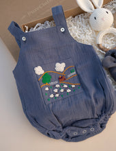 Load image into Gallery viewer, Organic Cotton Muslin Baby Boy Gift Hamper | The Cozy Sheep
