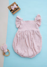 Load image into Gallery viewer, Organic Cotton Baby Romper for Girls - Pink Heart
