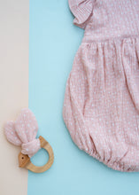 Load image into Gallery viewer, Organic Cotton Baby Romper for Girls - Pink Heart
