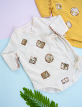 Load image into Gallery viewer, Sunny Patch Organic Handwoven Cotton Baby Onesie | Patchwork Combo Gift Set
