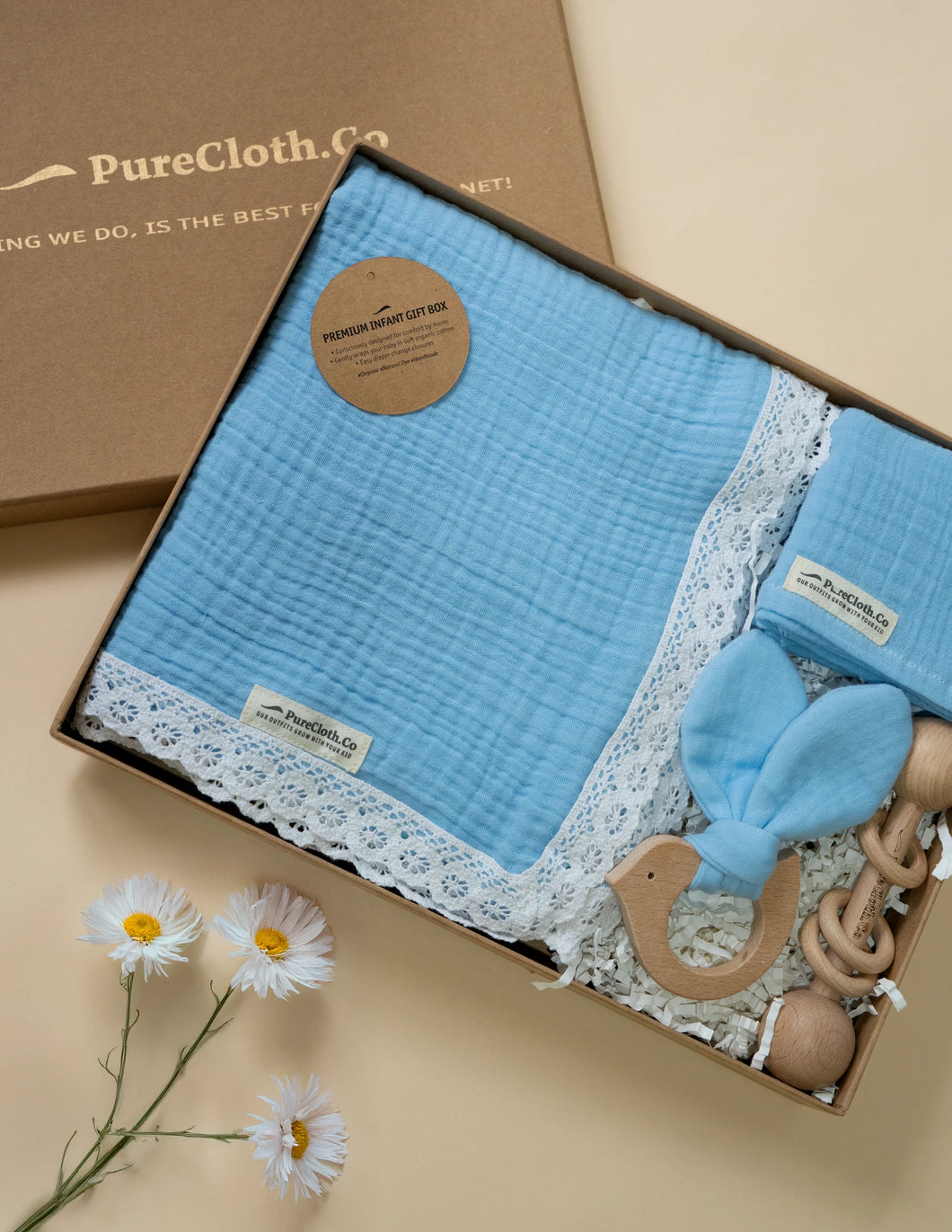 Gift Hamper for Newborn | The Little Nest Bundle | Blue