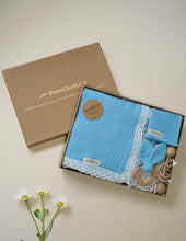 Load image into Gallery viewer, Gift Hamper for Newborn | The Little Nest Bundle | Blue
