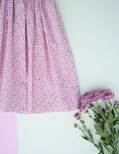 Load image into Gallery viewer, Rosette Flutter Wrap Magic | Pink Cotton Dress for Girls
