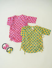 Load image into Gallery viewer, Nature&#39;s Hug Newborn Wrap Romper | Baby Jabla Romper Set
