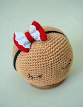 Load image into Gallery viewer, Newborn Mini Bow | Hair Clips | Headband | Red Heart
