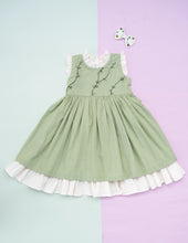 Load image into Gallery viewer, Party Wear Cotton Dress | Pastel Birthday Frock | Girls
