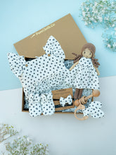 Load image into Gallery viewer, Midnight Bloom Newborn Baby Hamper| Black Floral
