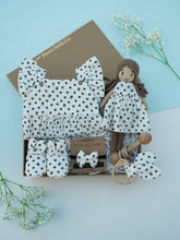 Load image into Gallery viewer, Midnight Bloom Newborn Baby Hamper| Black Floral

