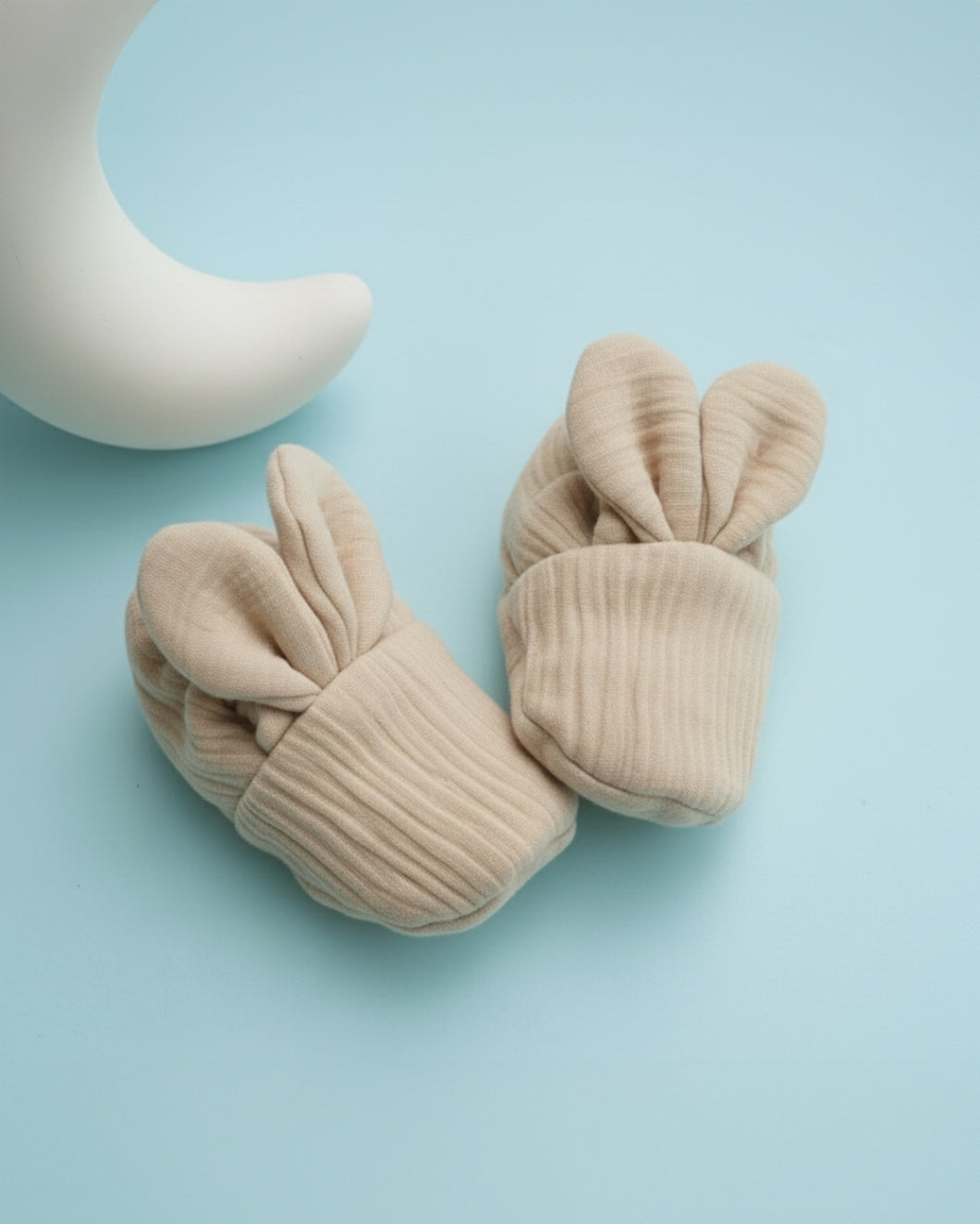 Bunny Booties - Beige