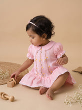 Load image into Gallery viewer, Lace Dress for Girls | Cotton | Pink
