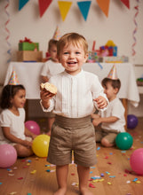 Load image into Gallery viewer, Boys Cotton Tuck Co-Ord Set
