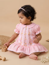 Load image into Gallery viewer, Lace Dress for Girls | Cotton | Pink
