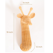 Load image into Gallery viewer, Geoff the Giraffe Head Wall Decor
