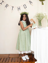 Load image into Gallery viewer, Party Wear Cotton Dress | Pastel Birthday Frock | Girls
