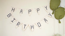 Load image into Gallery viewer, Happy Birthday Bunting Banner | Pure Cotton,Eco-Friendly &amp; Reusable
