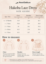 Load image into Gallery viewer, Classic White Hakoba Lace Dress with Handblocked Apron
