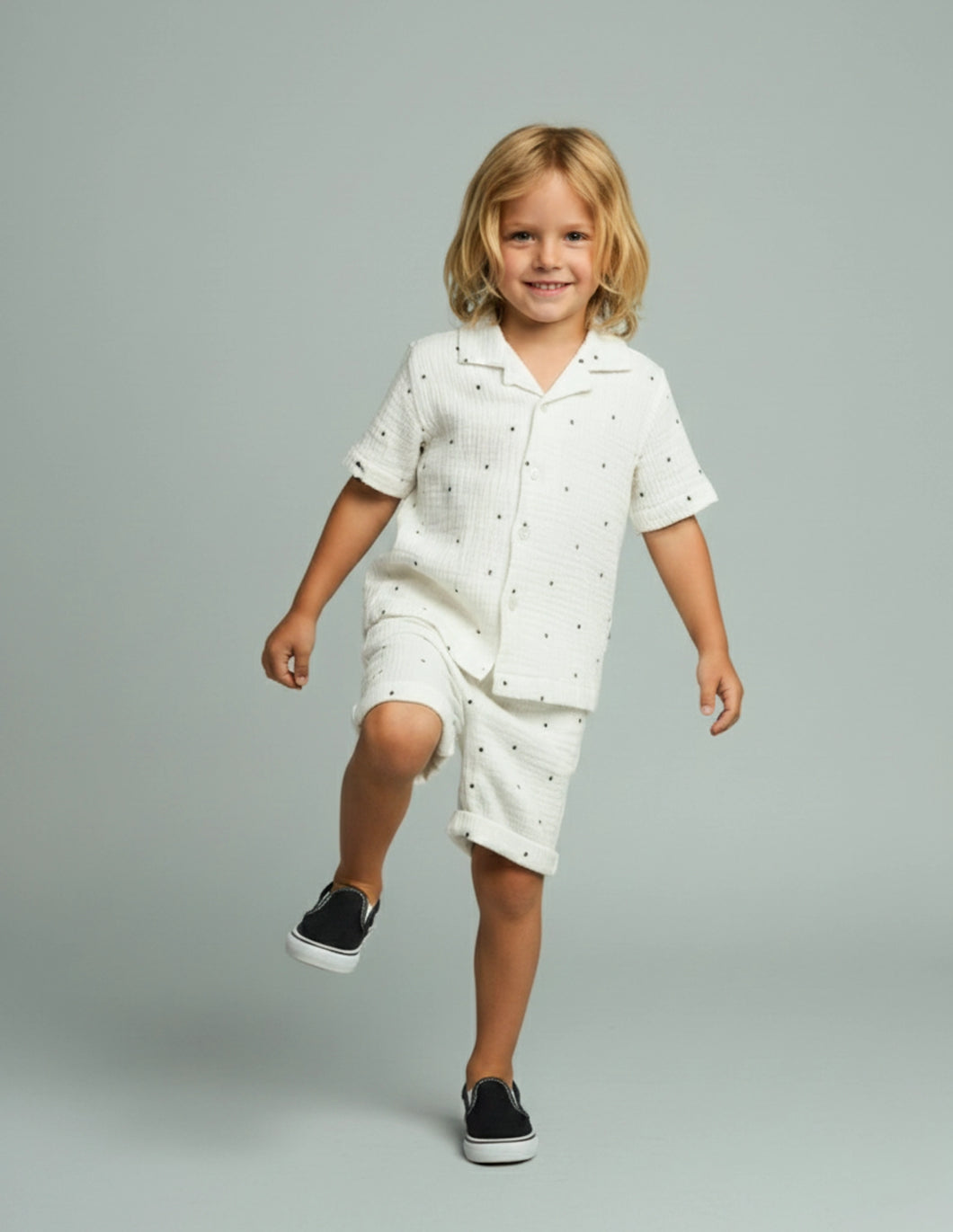 Mister Dot Muslin Co-Ord Set